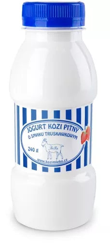 *KOZIMLEKO Jogurt kozi pitny truskawkowy (240 g)