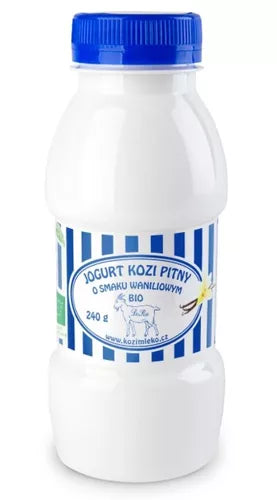 *KOZIMLEKO Jogurt kozi pitny waniliowy (240 g) - BIO